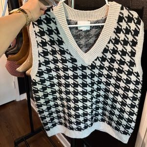 Herringbone Sweater Vest